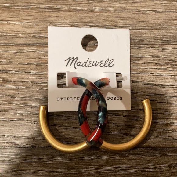 Madewell Jewelry - Madewell statement hoop earrings NEW